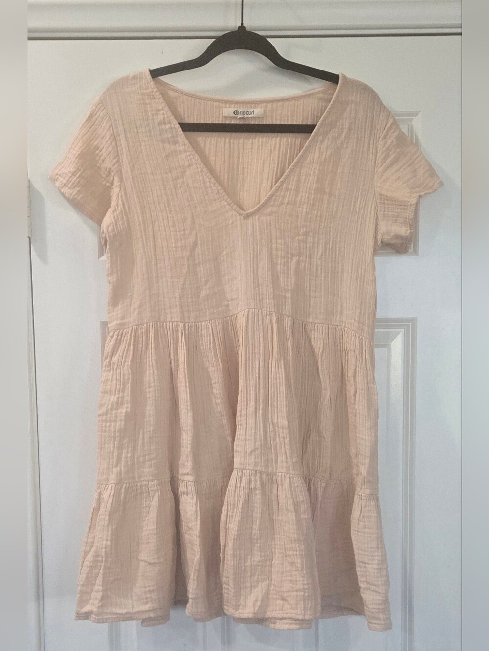 Rip Curl Blush Pink Lightweight Gauze Top